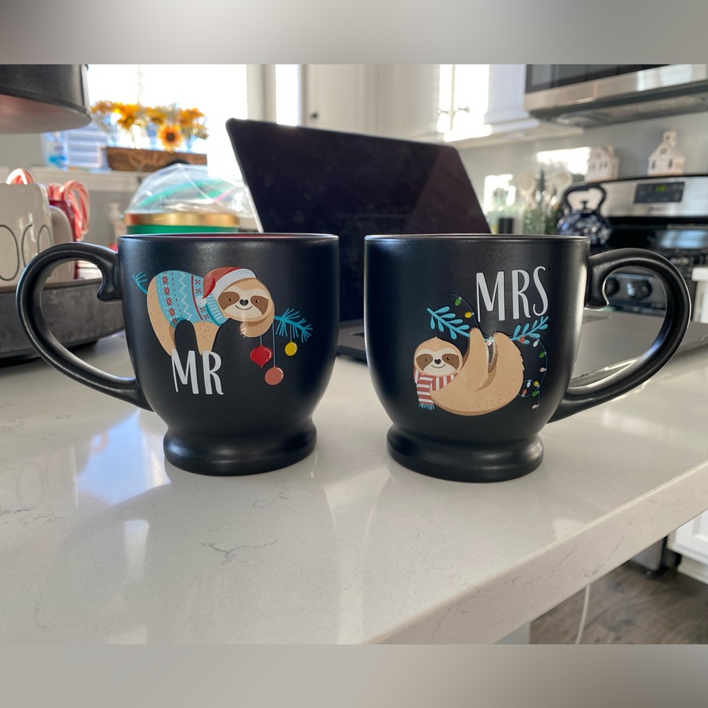 Mr. & Mrs. Christmas Mugs